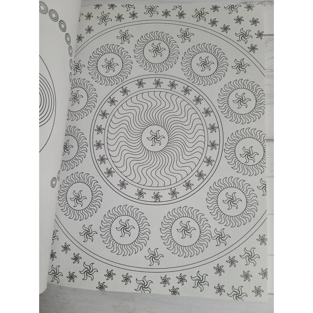 Mandalas For Mindfulness Book Creativity‎ Crafty Imagination Calming Relax Paint